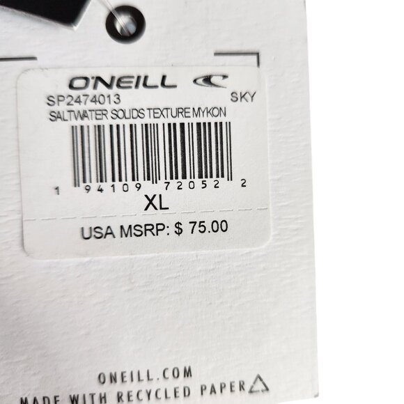 O'Neill Swimsuit Blue XL Women's One Piece Saltwater Solids Texture Mykon New Sk - Picture 10 of 11